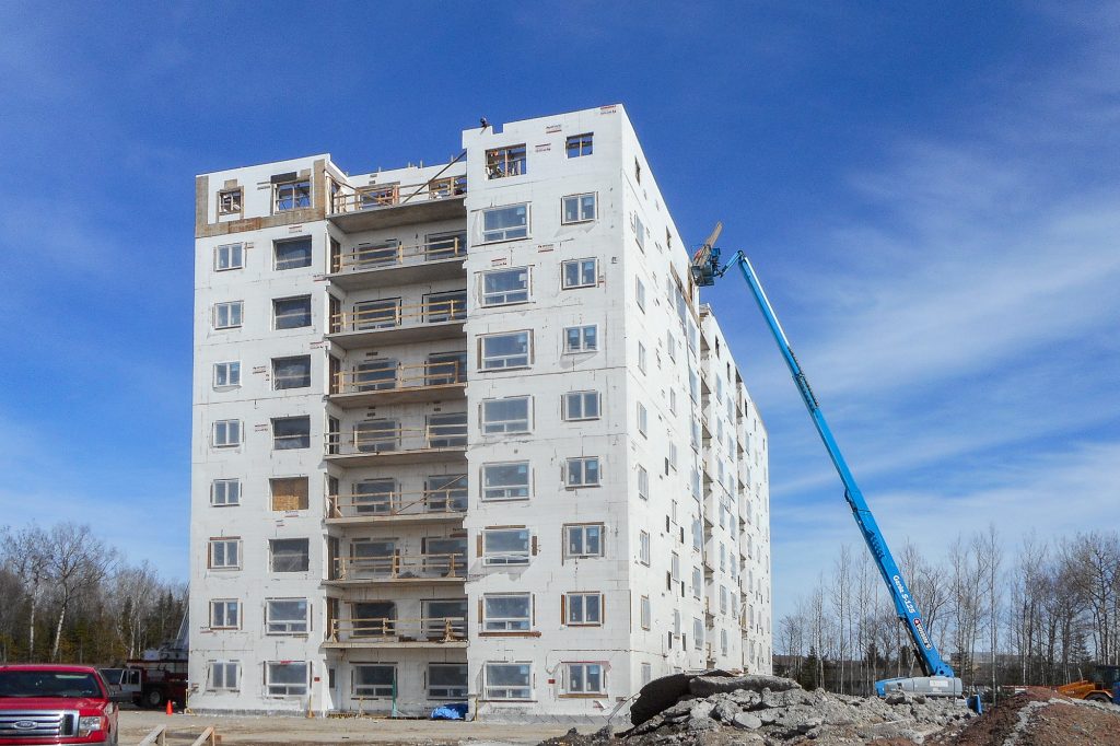 Using ICF for a Nine-Storey Commercial Residential Project